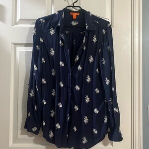 Floral Button Up Blouse